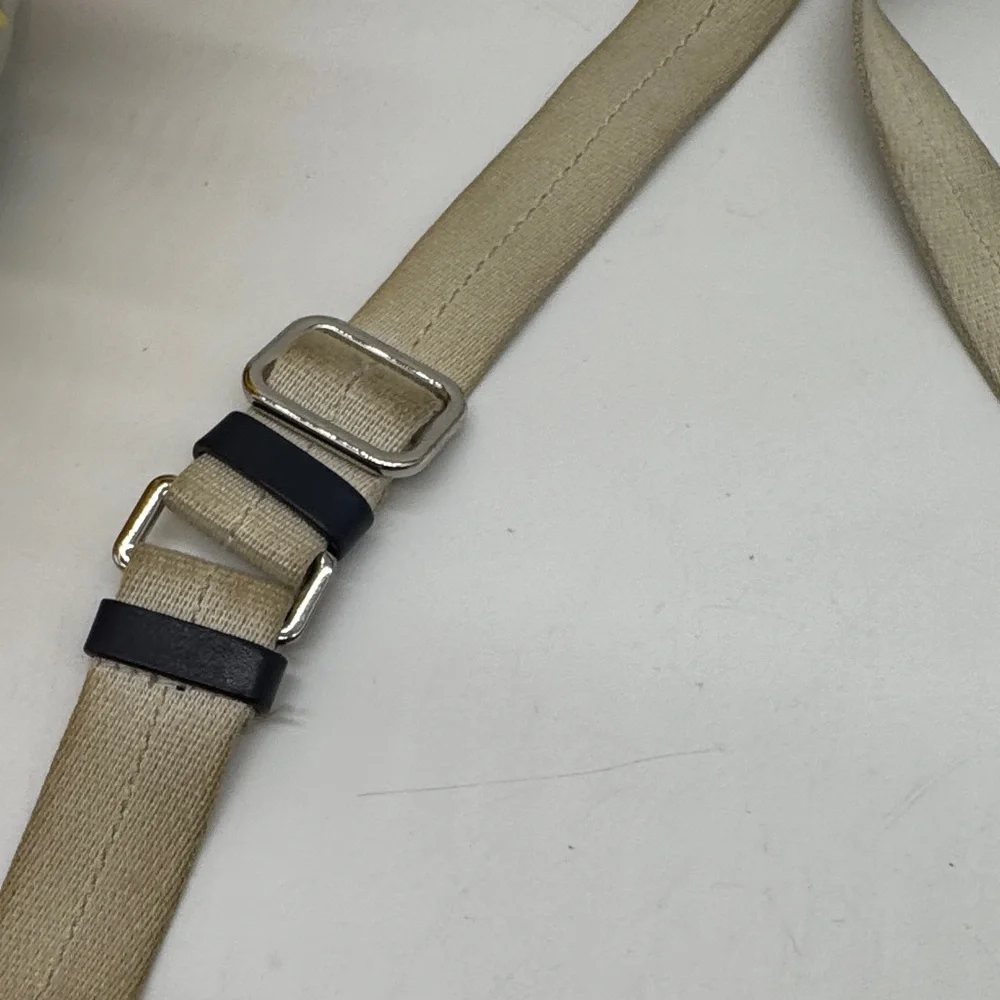 Coach Off White and Navy Crossbody Bag As is Condition CP9340
